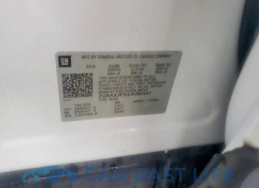 2GNAXJEV3J6282547# 14