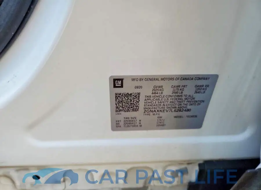 2GNAXKEV7L6282480# 13