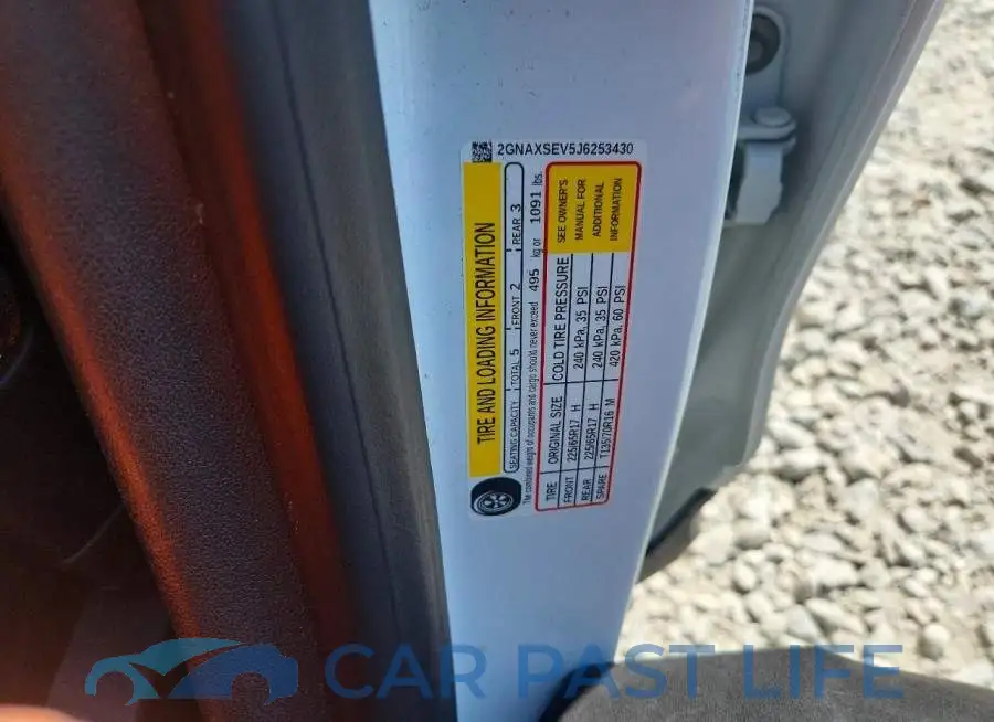 2GNAXSEV5J6253430# 13
