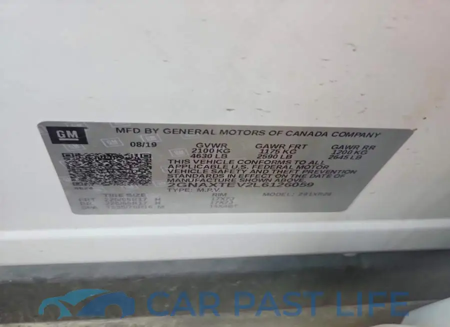 2GNAXTEV2L6126059# 13