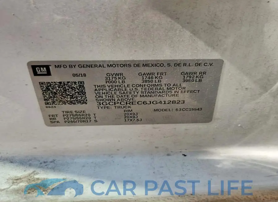 3GCPCREC6JG412823# 12