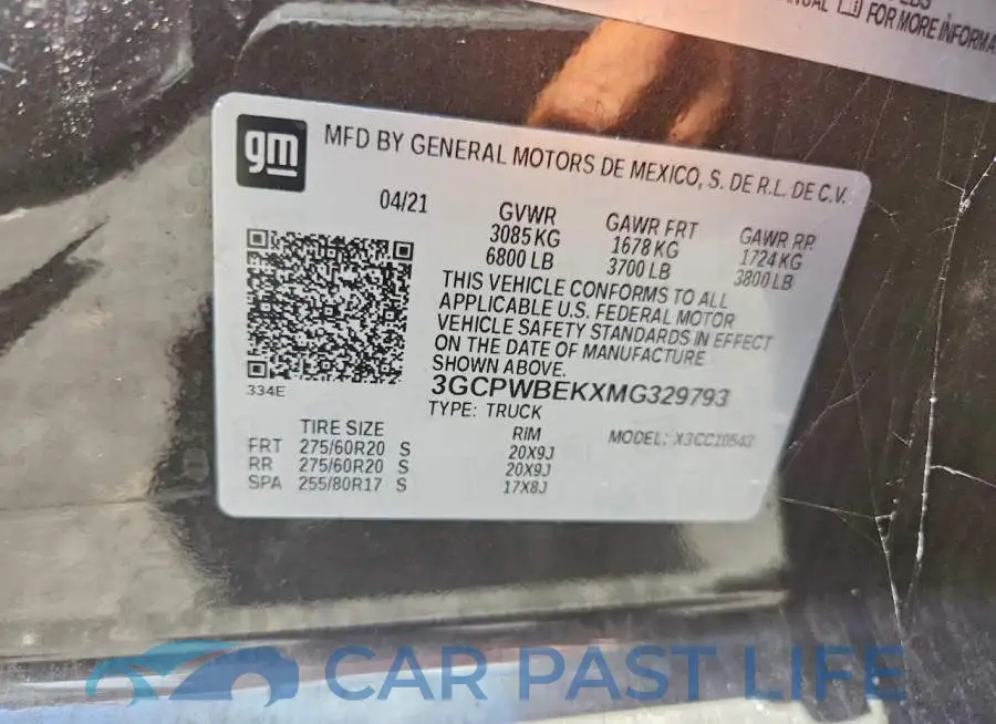 3GCPWBEKXMG329793# 12