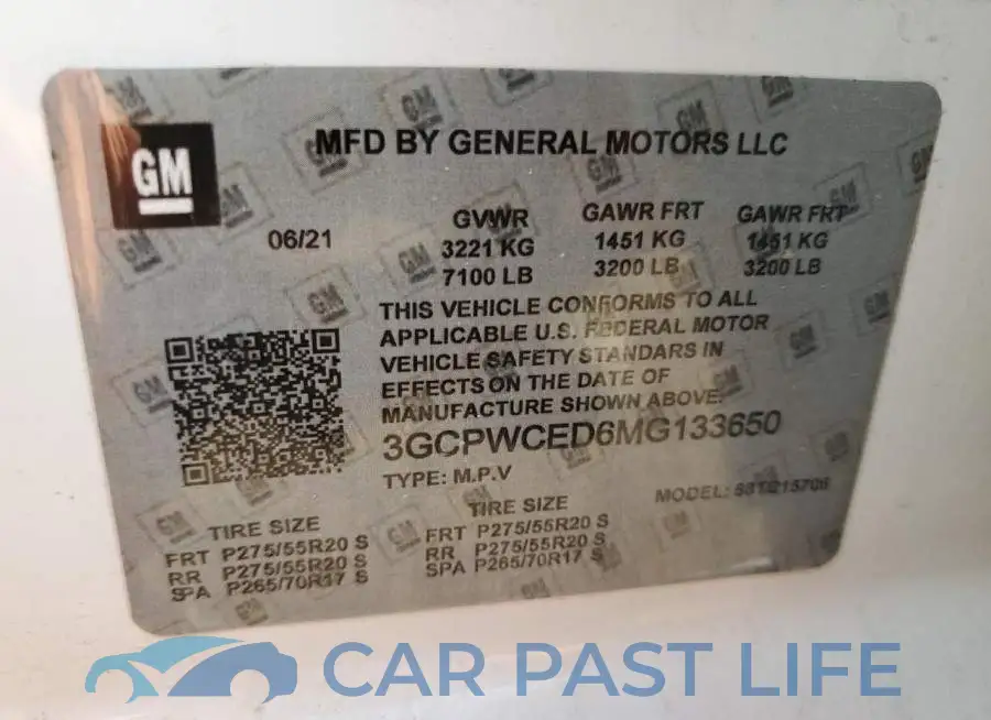 3GCPWCED8MG242238# 13