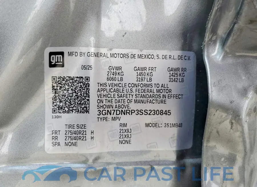 3GN7DNRP3SS230845# 14