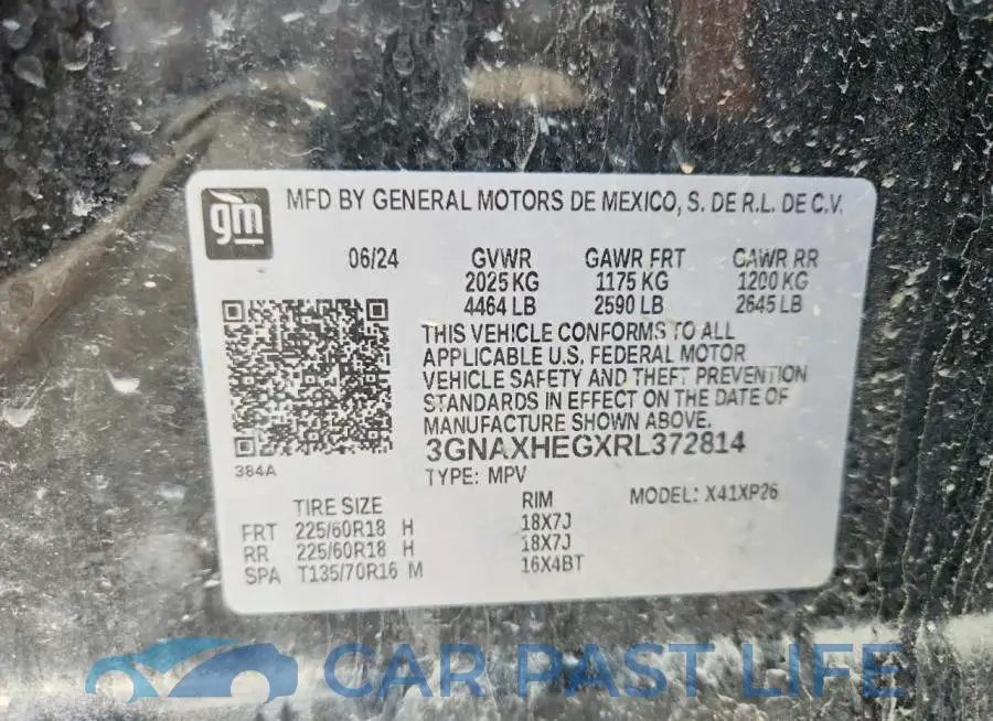 3GNAXHEGXRL372814# 12