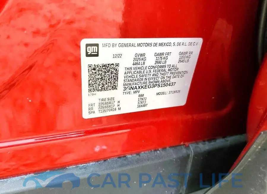 3GNAXKEG3PS150437# 14