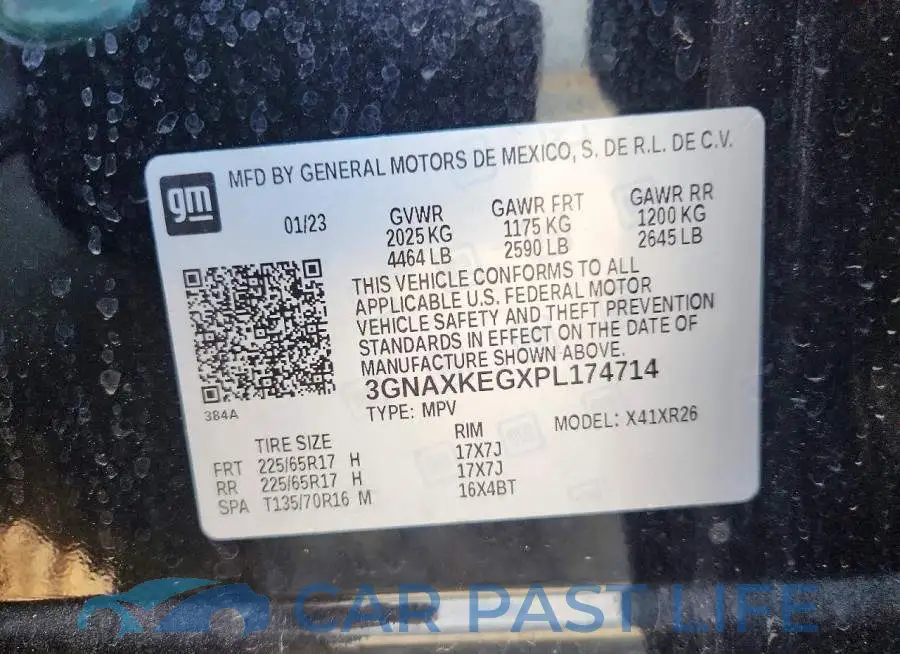 3GNAXKEGXPL174714# 13