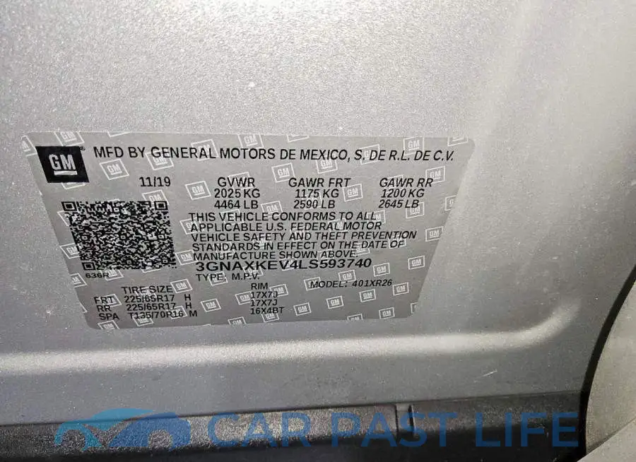 3GNAXKEV4LS593740# 13