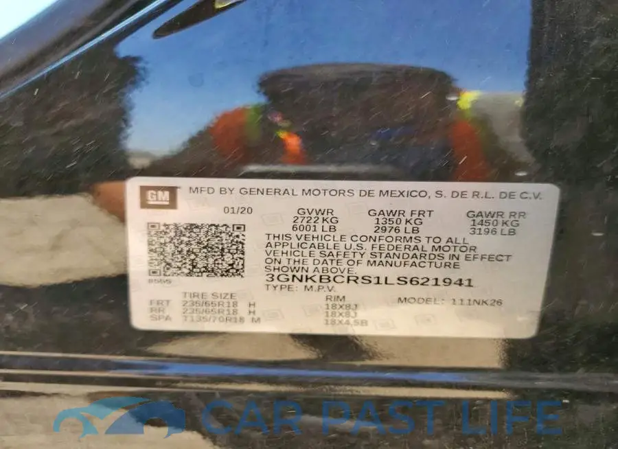 3GNKBCRS1LS621941# 13