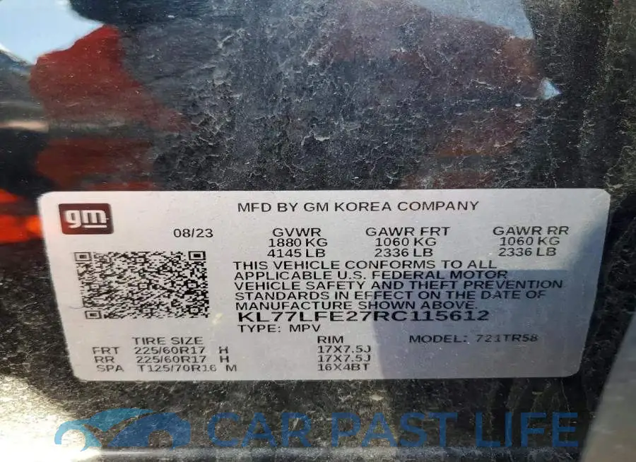 KL77LFE27RC115612# 12