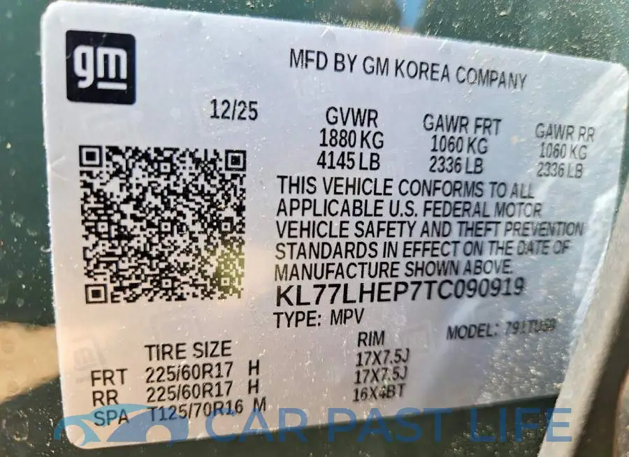 KL77LHEP7TC090919# 14