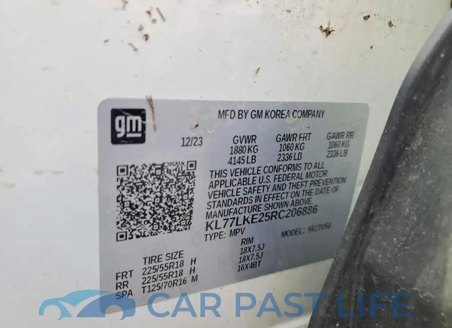 KL77LKE25RC206886# 13