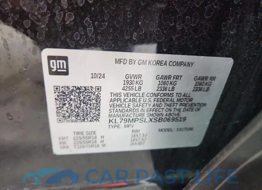 KL79MPSLXSB069519# 13