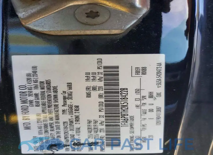 1FA6P8TH2K5184228# 12
