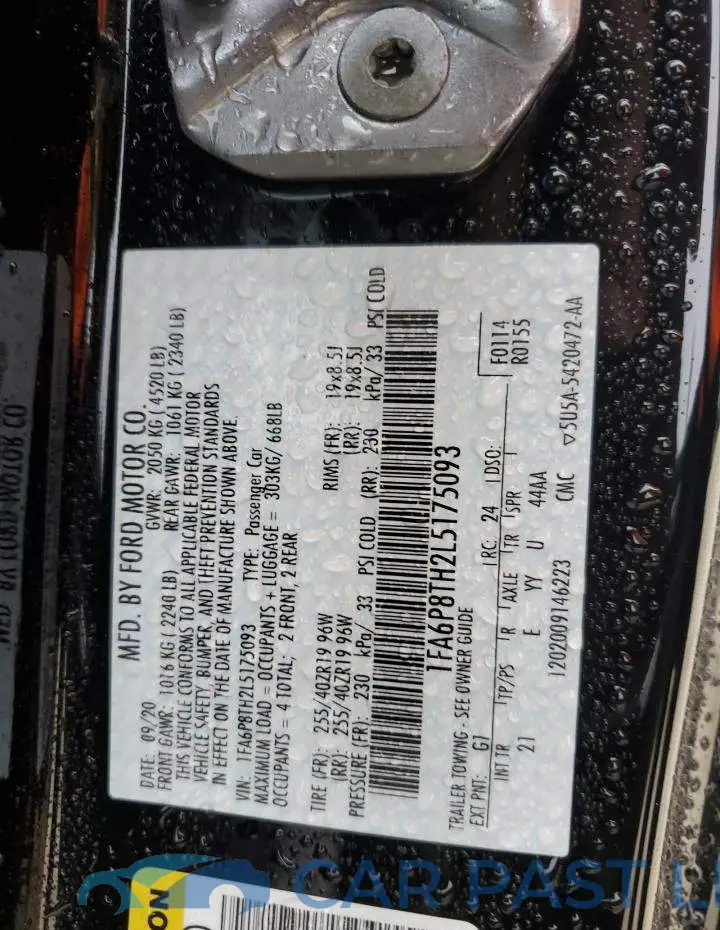 1FA6P8TH2L5175093# 12