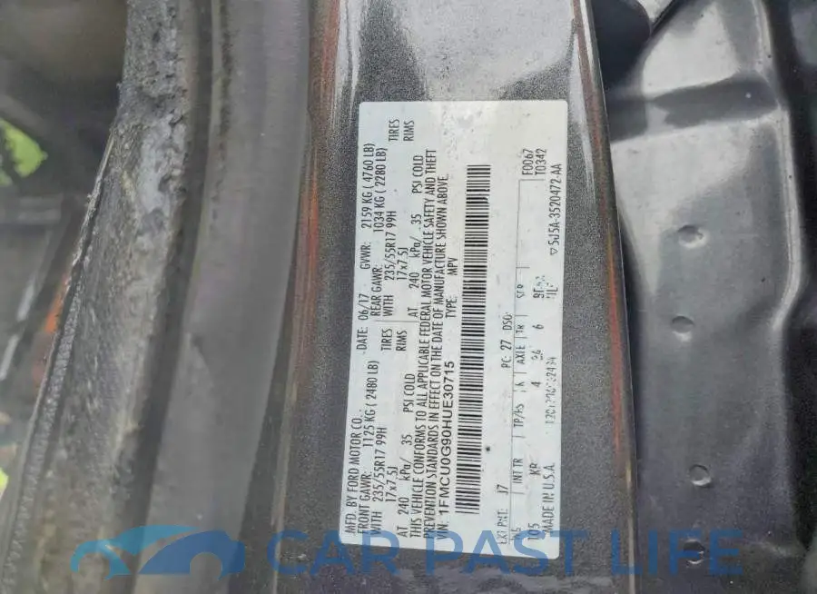 1FMCU0G90HUE30715# 13