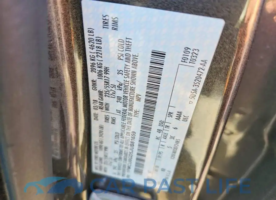 1FMCU0GD5JUB81659# 13