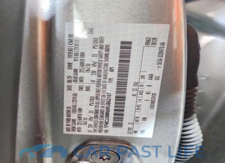 1FMCU0MN9RUB62167# 13