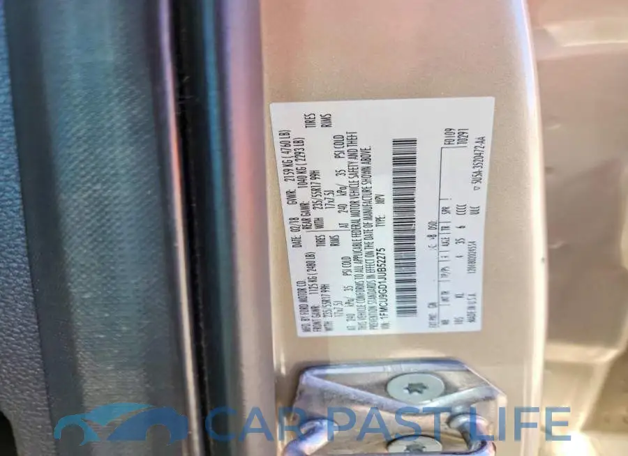 1FMCU9GD1JUB52275# 13