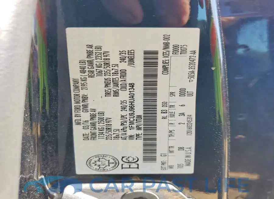 1FMCU9J96HUA01348# 13