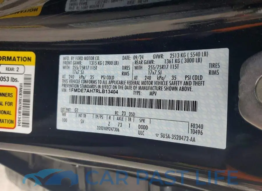 1FMDE7AH7RLB13404# 13