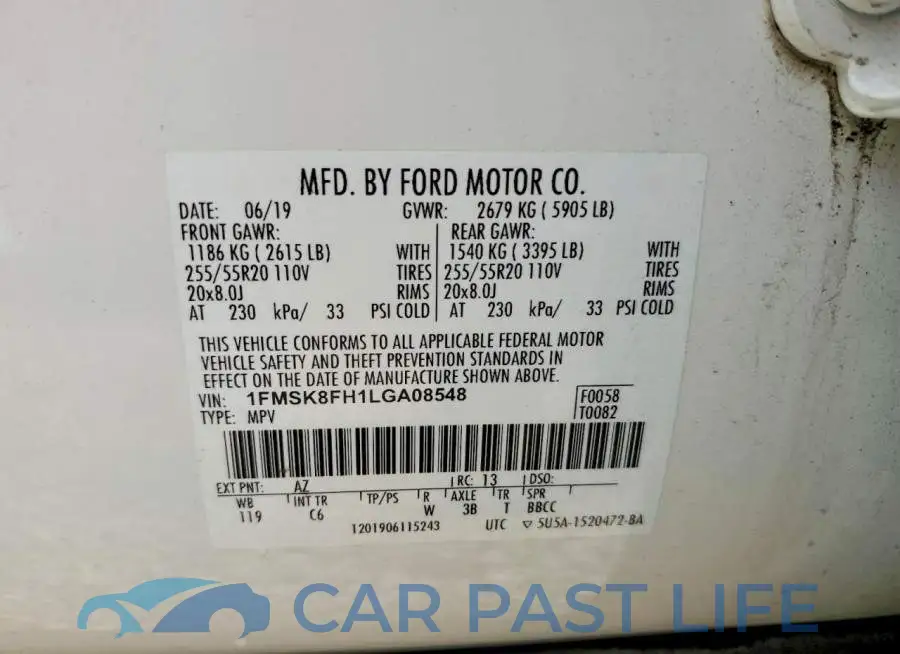 1FMSK8FH1LGA08548# 13