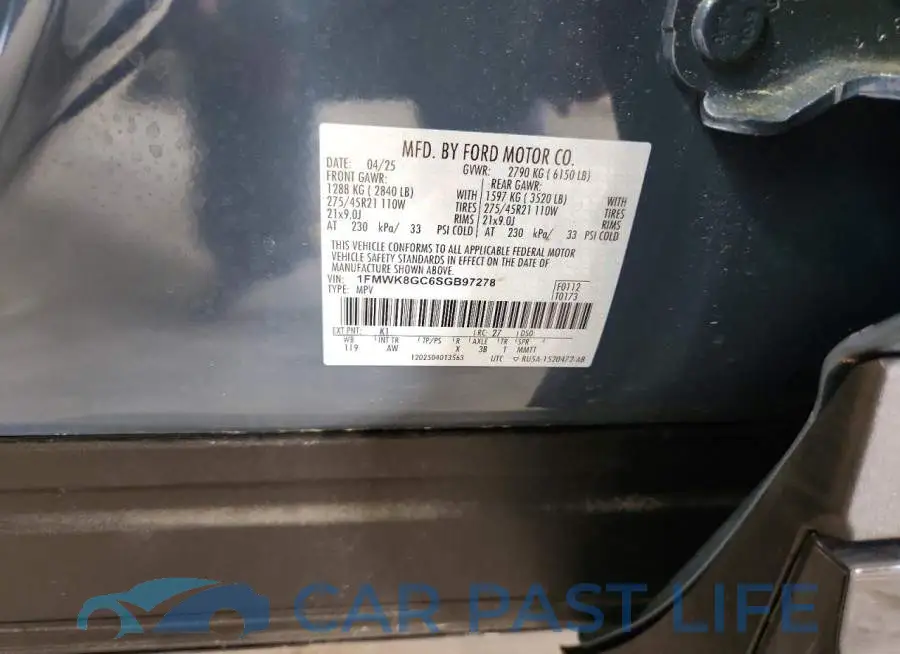 1FMWK8GC6SGB97278# 13
