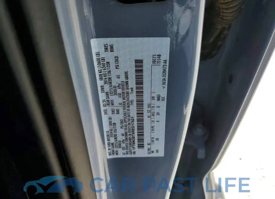 1FT8W2BT9RED17621# 12