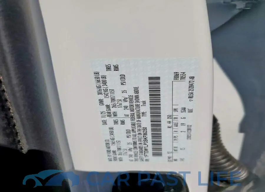 1FTEW1LP3SKF86350# 13
