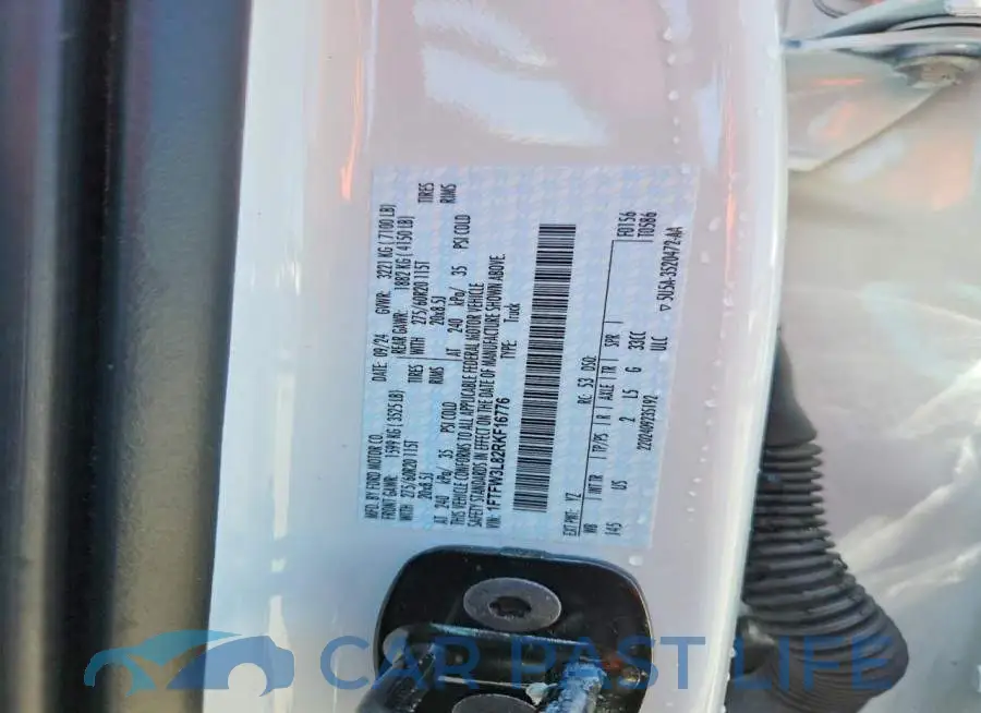 1FTFW3L82RKF16776# 12