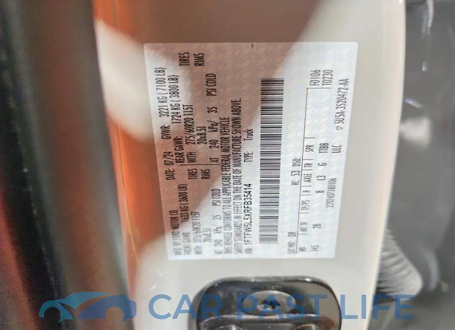 1FTFW5L5XRFB35414# 12
