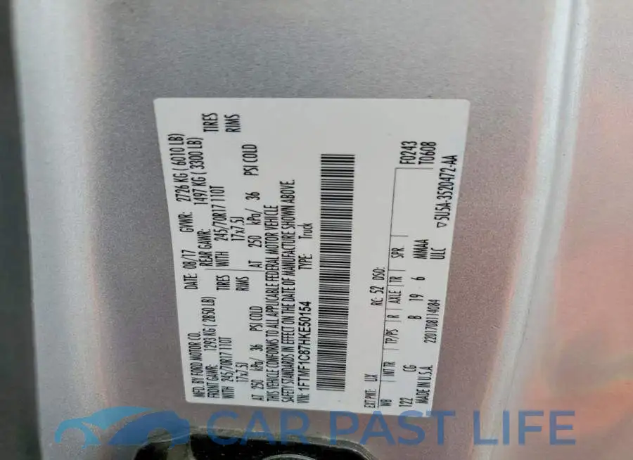 1FTMF1C87HKE50154# 12