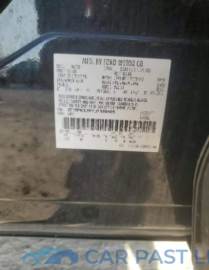 2FMPK3J90LBA80406# 12