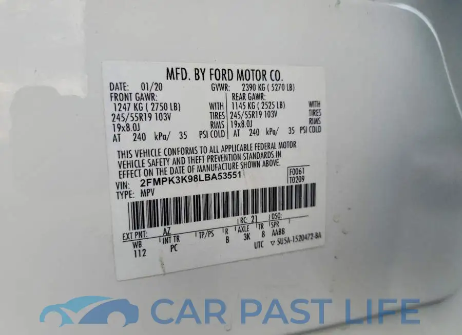 2FMPK3K98LBA53551# 13