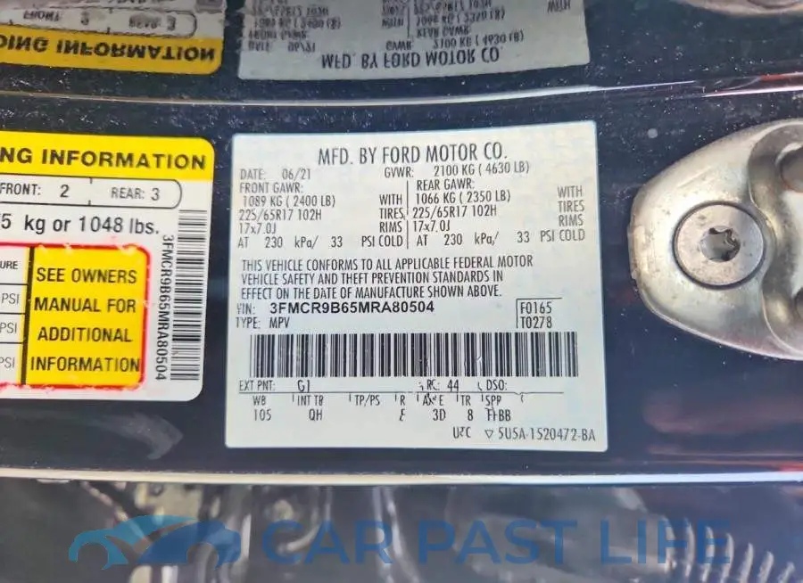 3FMCR9B65MRA80504# 13