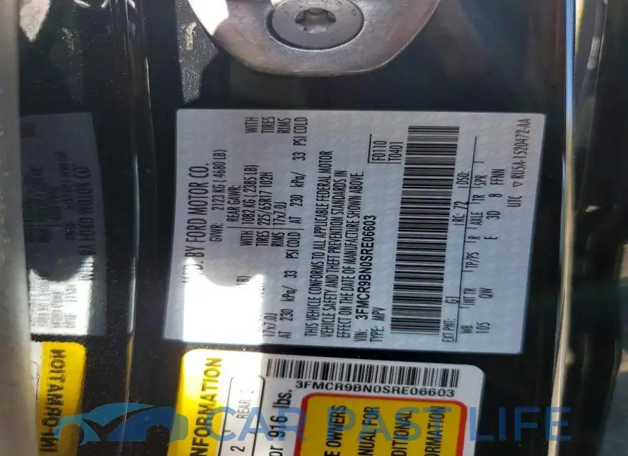 3FMCR9BN0SRE06603# 14