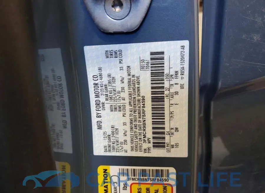 3FMCR9BN7SRF84590# 13