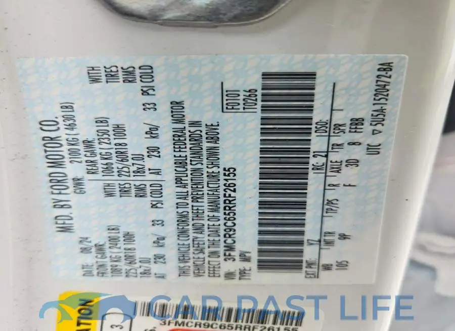 3FMCR9C65RRF26155# 14
