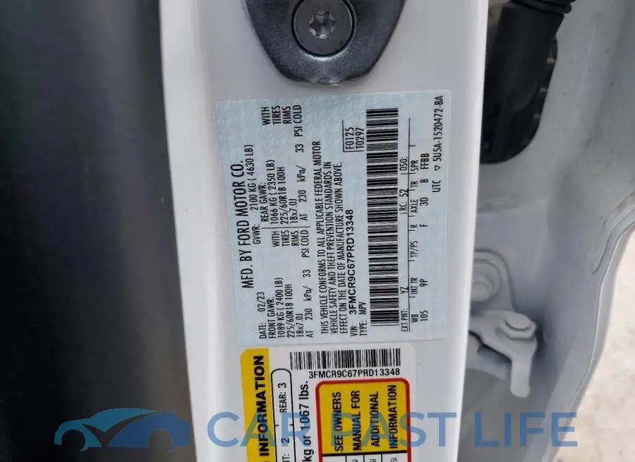 3FMCR9C67PRD13348# 12