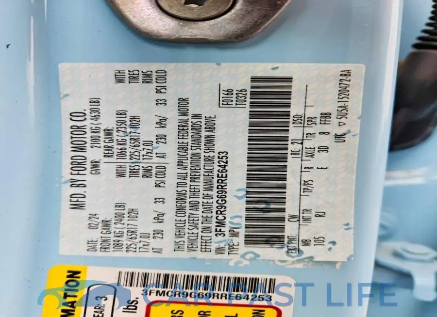 3FMCR9G69RRE64253# 13