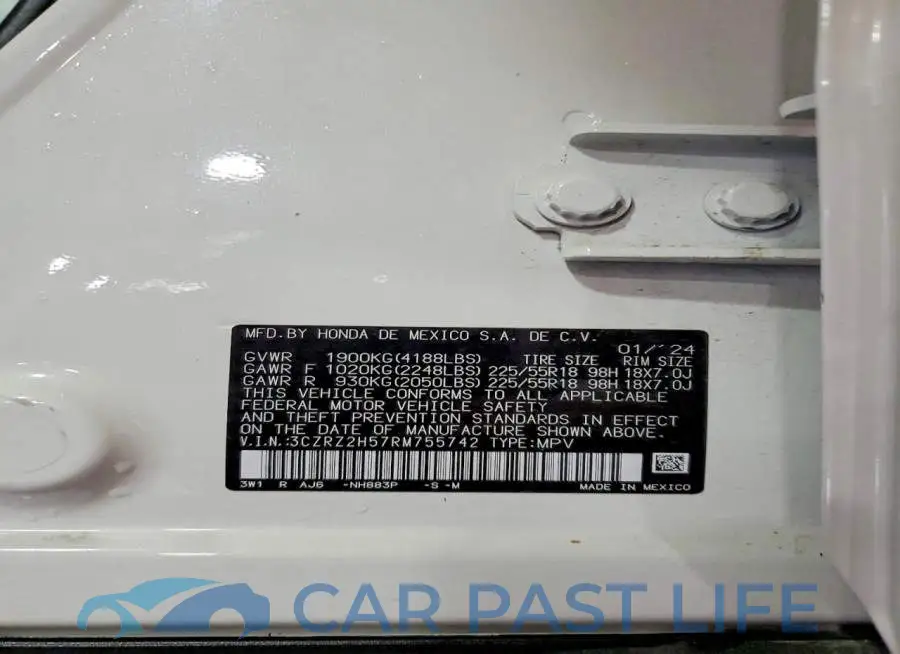 3CZRZ2H57RM755742# 13