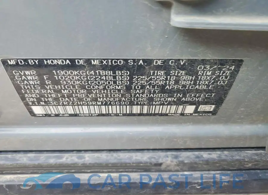 3CZRZ2H59RM776690# 14