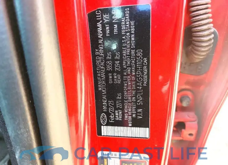 5NPLL4AG5PH110580# 12