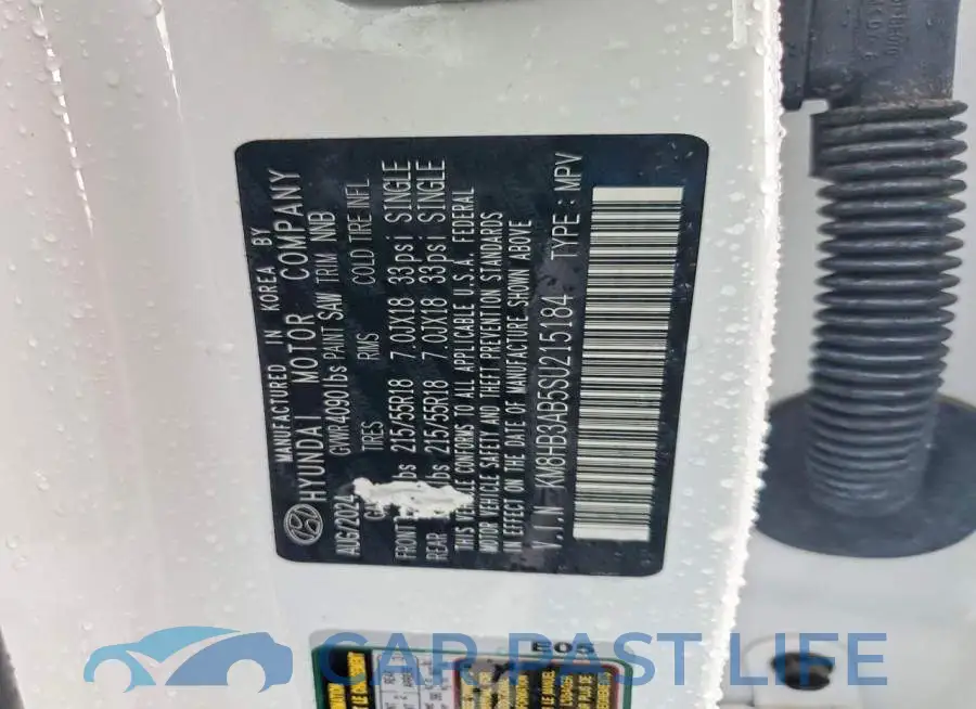 KM8HB3AB5SU215184# 12