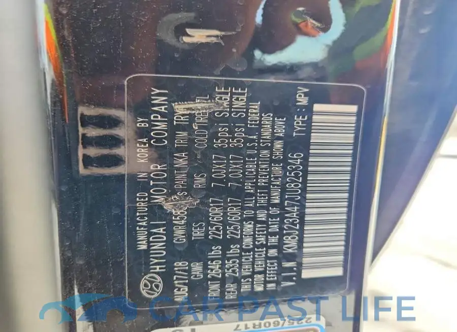 KM8J23A47JU825346# 13