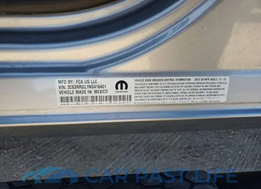 3C63RRGL1NG416401# 12