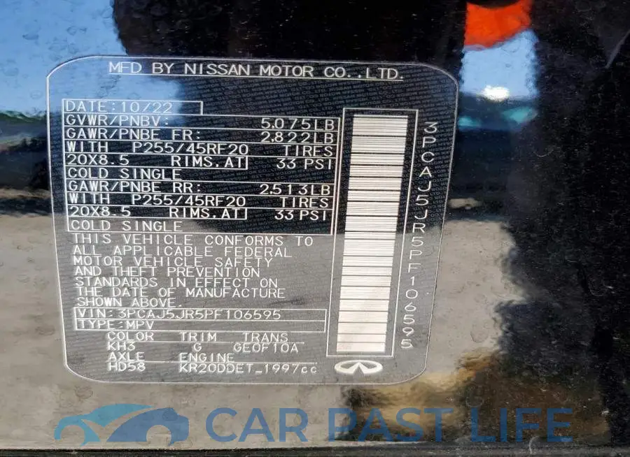 3PCAJ5JR5PF106595# 12