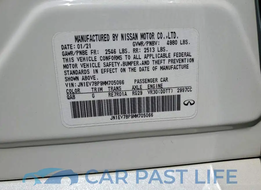 JN1EV7BP9MM705066# 12