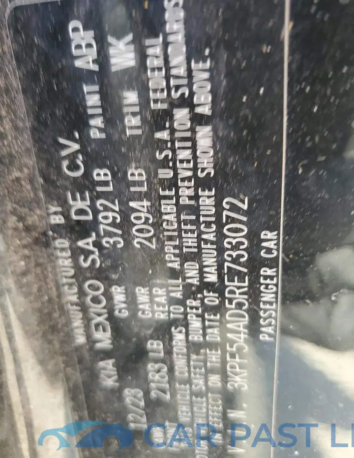 3KPF54AD5RE733072# 12