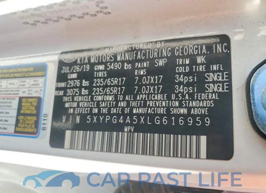 5XYPG4A5XLG616959# 12